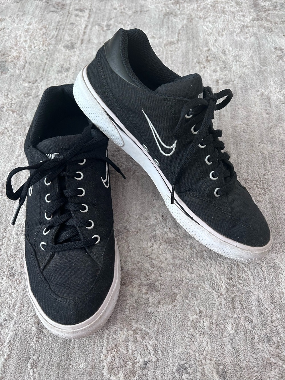 Nike Women’s Retro GTS Black Canvas Athletic Shoe Sneakers Sz 9 DB2880-002 Chic - Picture 3 of 10
